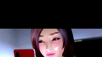 3D Asian Big Tits Cowgirl POV Ride!