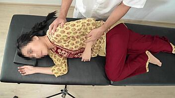 naughty indian desi babe enjoys sensual massage tease