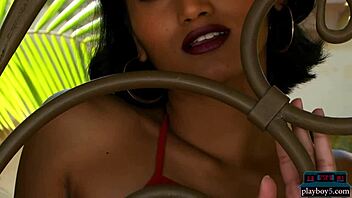 indian milf angel constance strips curves