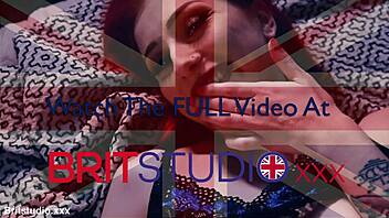 British redhead takes hard railing cum bath