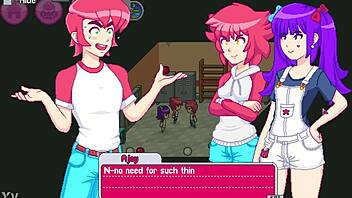 Redhead Teens Threesome Doggystyle Cumshot with Buddy First Time