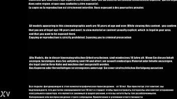 Part 1 Cali Cruz and Louise Du Lac heat up Kokinoos space orgy