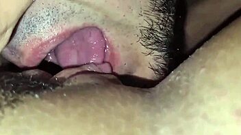 she sucked my fat pussy then deepthroated my huge cock hard