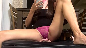 Ignored Femdom Slave Smells Pussy in Facesitting Box