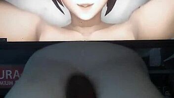 Mei chichi's huge tits grew perfect for sloppy titty fuck