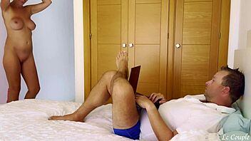 horny wife pink fox tail plug craves anal orgasm creampie now