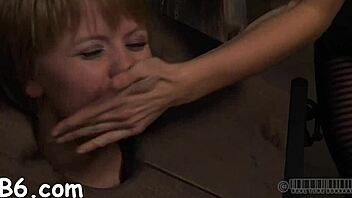 Check out intense BDSM with bound rough punishment play