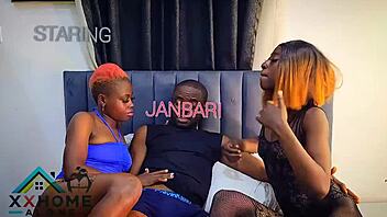 bratty babe shares big black cock in hot ffm threesome orgy