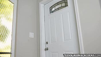 Cute Big Ass Teen Natalie Brooks Rides BBC Reverse Cowgirl Hard