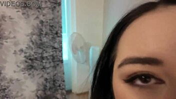 beautiful iranian with fat ass sucks deep then fucks wet pussy doggystyle homemade