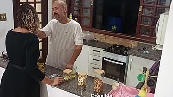 hey babe 😏 unfaithful hotwife gets anal creampie doggystyle in bar pantry 🍑💦🔥