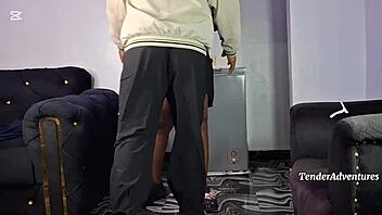 Quick BBC Nut in Juicy Ebony Ass Before Grocery Run