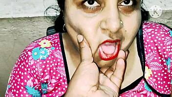 horny indian bhabhi bends for neighbor's big cock