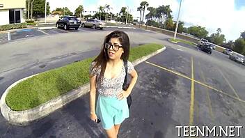 Ava Taylor trades street smarts for hardcore teen pounding by Titan