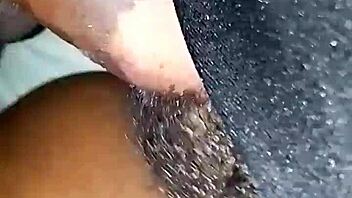 Strange housewife trades tenancy for bedroom creampie pounding