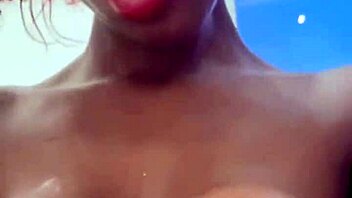 juicy pussy contrasts her wide open ass