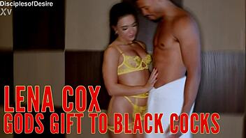 yo lena coxx you loving that big black dick destroying your pussy and ass