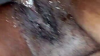 Lol her ebony pussy squirts wild on monster black cock