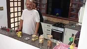 hey babe 😏 unfaithful hotwife gets anal creampie doggystyle in bar pantry 🍑💦🔥