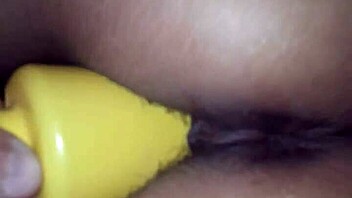 Latina wife squirts hard riding massive dildo orgasm!