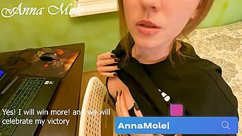 Anna Mole's Big Round Ass And Perfect Tits Drip In Orgasm Toy Play