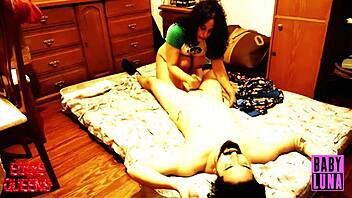 wanna join this big ass colombian babe's rough ring fuck?