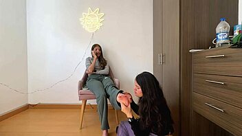 colombian latinas scissor lick asses in fetish sex