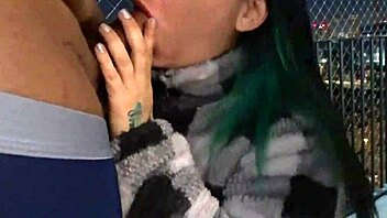 friend blows me on balcony before hard balcony pounding