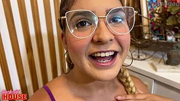 She Ditched Tiny Dick Boyfriend Ripping Pussy Wide in Cuckold House