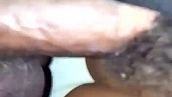 Strange housewife trades tenancy for bedroom creampie pounding