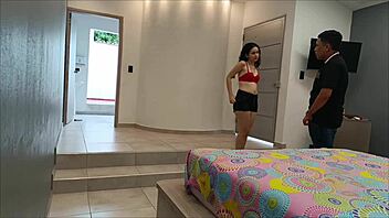 colombian babysitter begs for pussy licking creampie since boyfriend can't make her cum