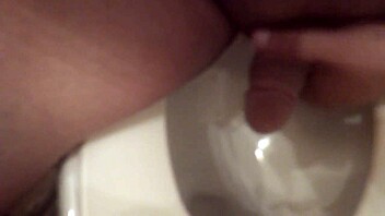 guy grips throbbing cock jerks off wildly to cum explosion