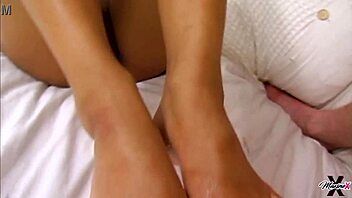 Maxine X Craves Scott's Cum on Sexy Asian Feet!