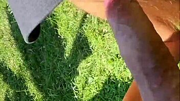 risky outdoor pov blowjob deepthroat cumshot after yoga with perfect tall 18yo brunette