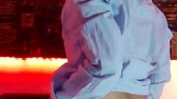 Audrey Bitoni's Big Boobs Bounce While Pogo Sticking Dick