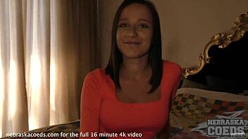 lucky guy fingers and dildos big tits model on sofa 😍🍆