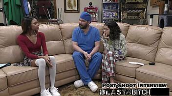 solana spits doctor's load then gets fucked and blasted