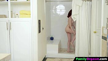 Lustful Milf Sneaks Bathroom Peek at Steamy Wet Bath