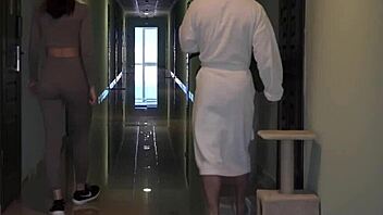 hotel hookup with parish deepthroat doggy creampie bliss 😍🍆💦