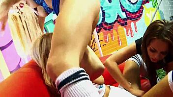 stacey saran myla paige ashley toy fuck pussies so hard