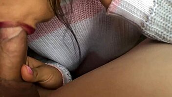 cute college teen swallows cum after expert blowjob deepthroat