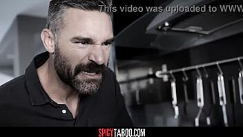 pervy boss ravages italian maid with deep licks and hard rides!