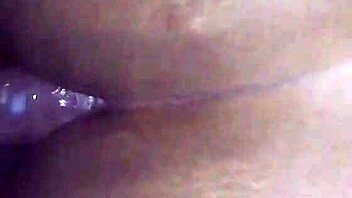 check out this wet creamy ebony bbw taking anal