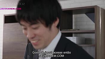 A sexy Japanese chef serves creampie to eager employee in JAV heat