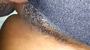 Strange housewife trades tenancy for bedroom creampie pounding