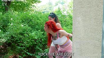 Linda del Sol and Natasha Ink endure balls-deep anal DAP rimming gangbang cum swallow