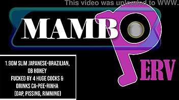 mysterious japanese-brazilian beauty stretched by monster cocks