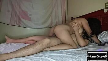 hot latina milf rides cock cowgirl shaking big ass