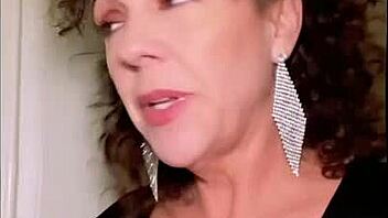 Cheating milf moans wet pussy dripping on bbc dildo closeup