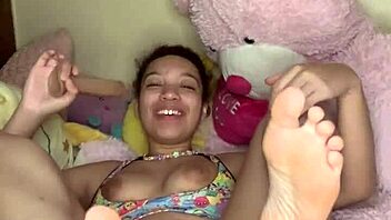 hey beautiful bride slut whispers dirty yoga fetish talk while masturbating wet pussy